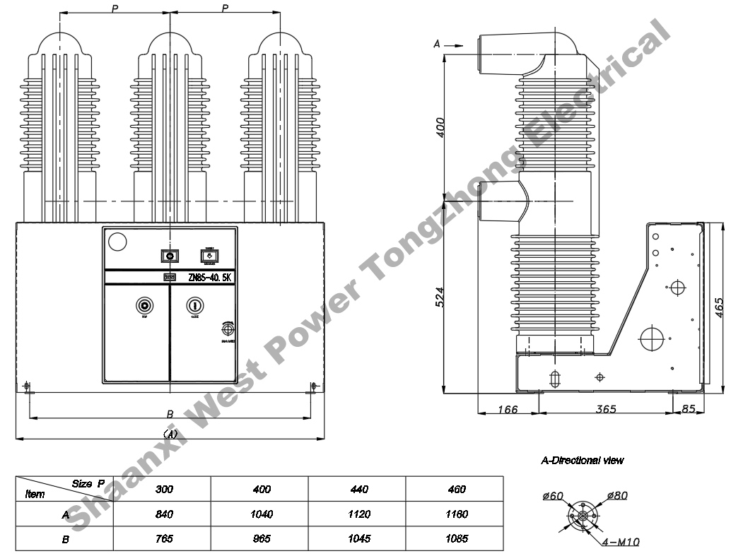 ZN85-405K Vacuum Circuit Breaker manufacturer ZN85-405K Vacuum Circuit Breaker manufacturer